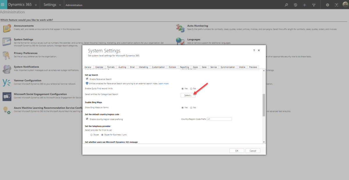 Dynamics 365 App for Outlook Add Entities to the List of New Records
